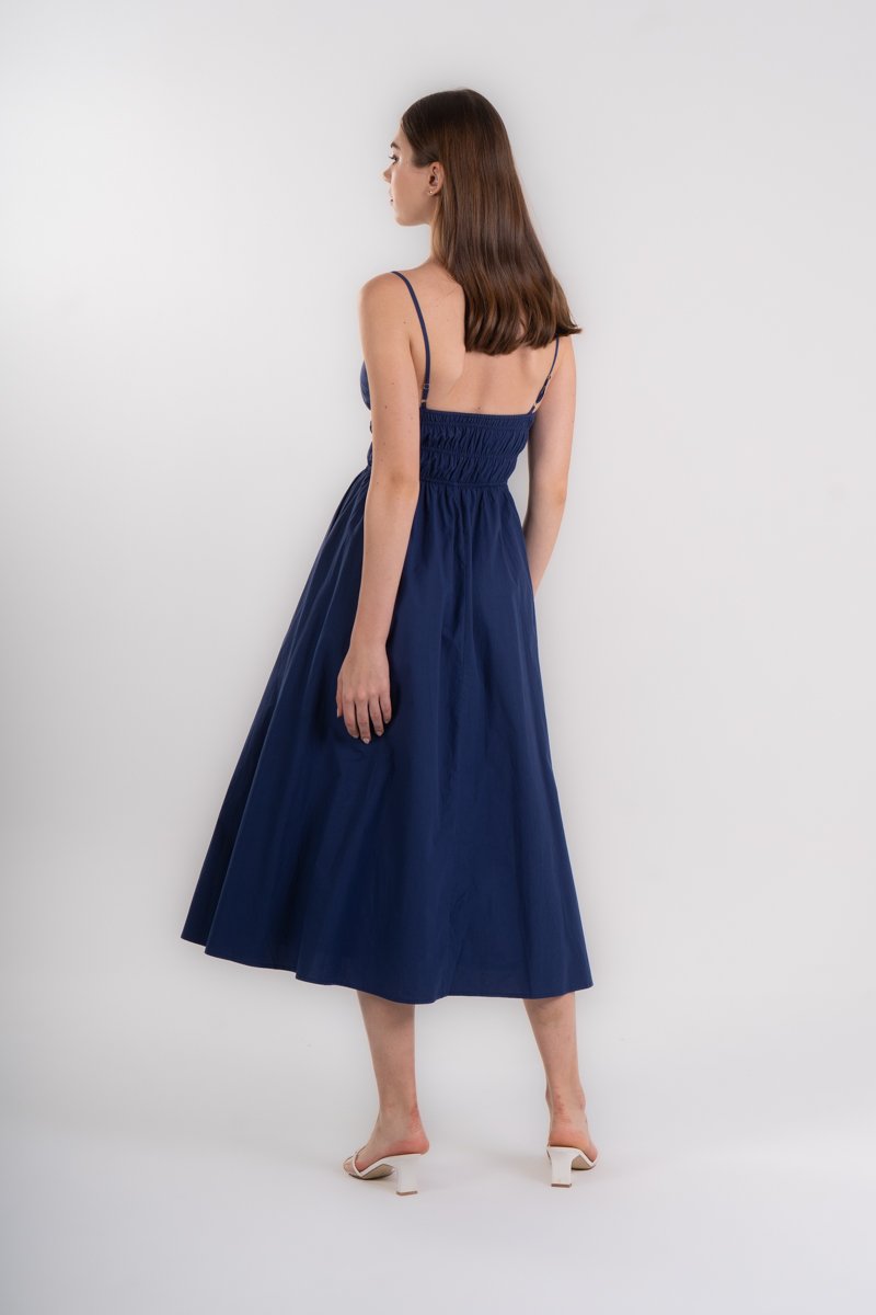 Odette Dress in Ocean Blue | Blair Wears