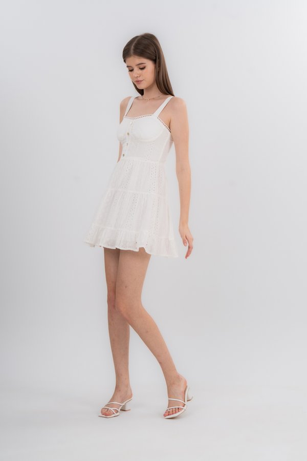 Ariel Dress in White
