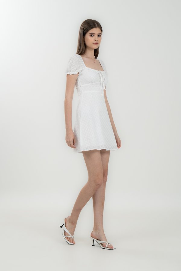 Hilda Dress in White