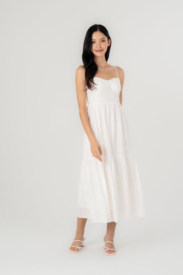 Delilah Dress in White