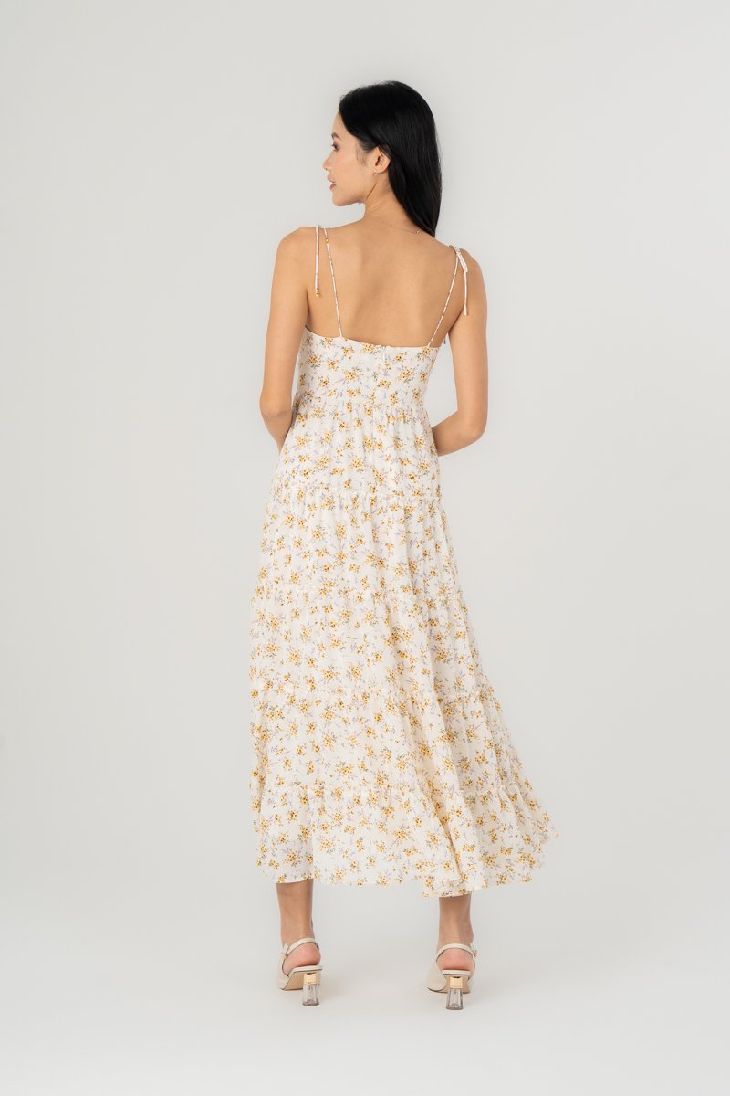 Anika Dress in White Floral | Blair Wears