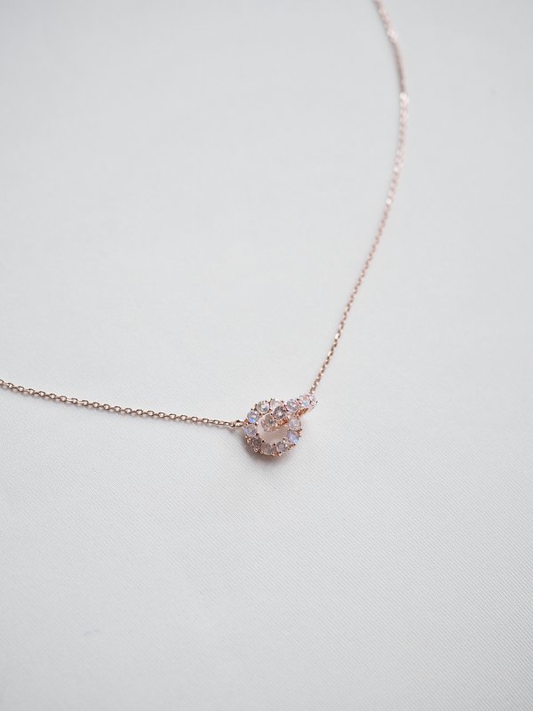 Carla Necklace in Rose Gold Plated