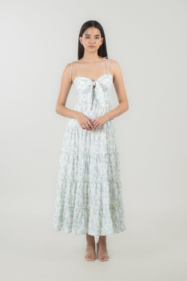 Anika Dress in Cream Floral