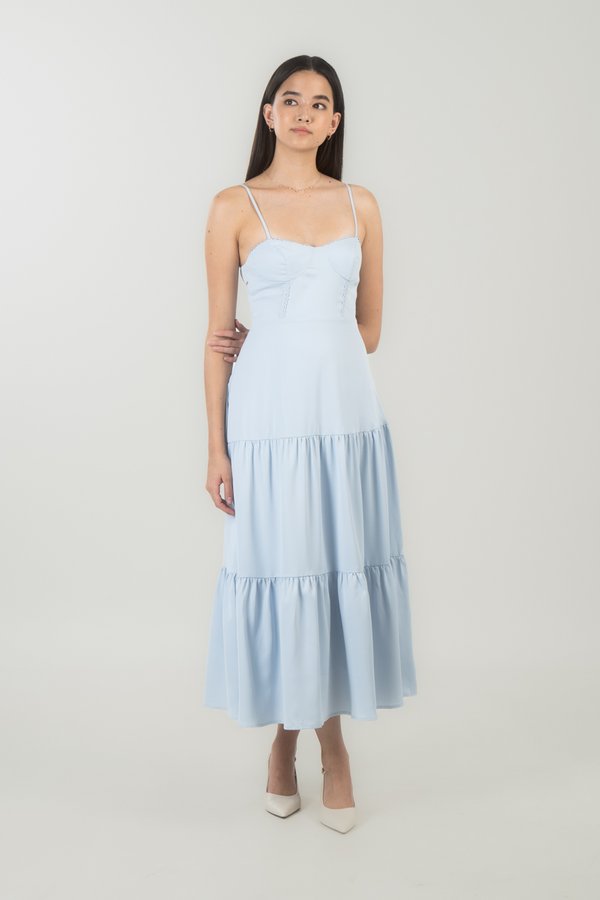 Shontina Dress in Baby Blue