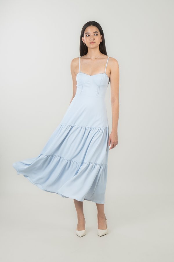 Shontina Dress in Baby Blue