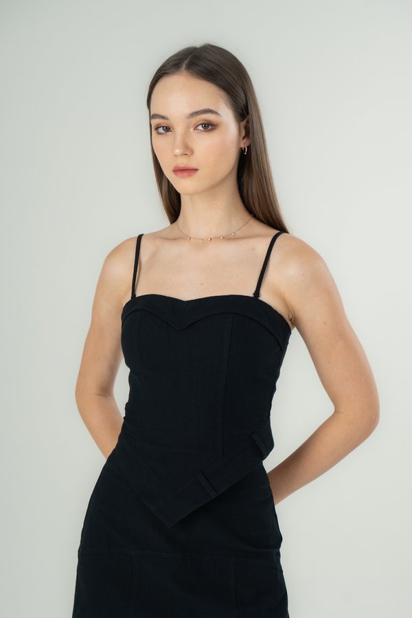 Solene Top in Black