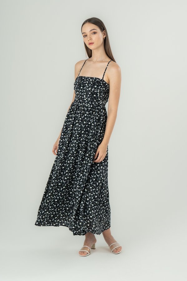 Esmeralda Dress in Black Floral