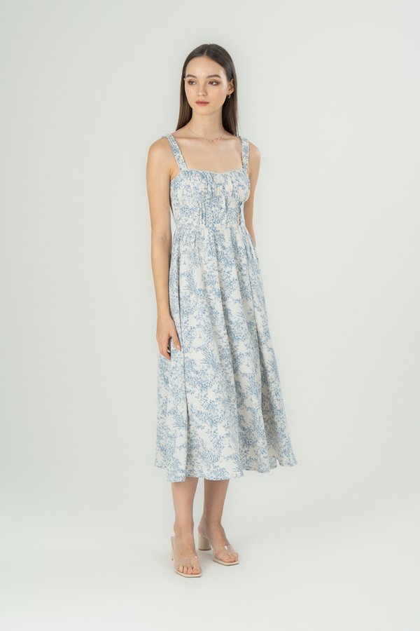 Fleur Dress in Oat Floral