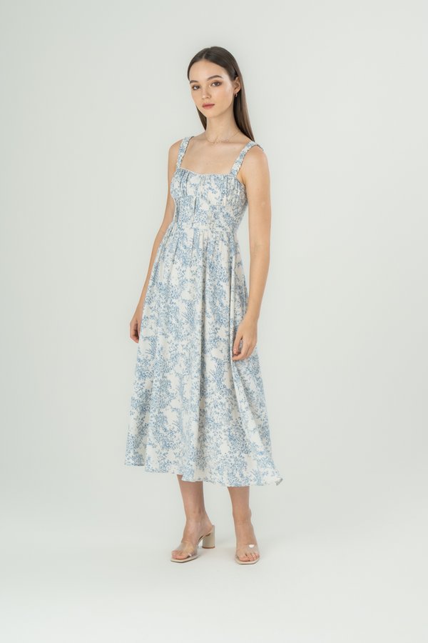 Fleur Dress in Oat Floral