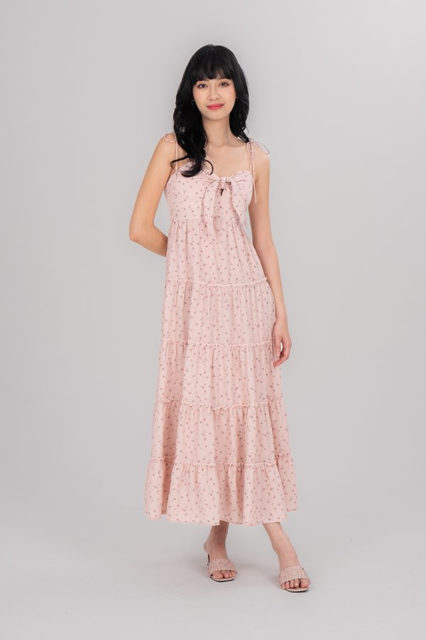 Anika Dress in Pink Floral