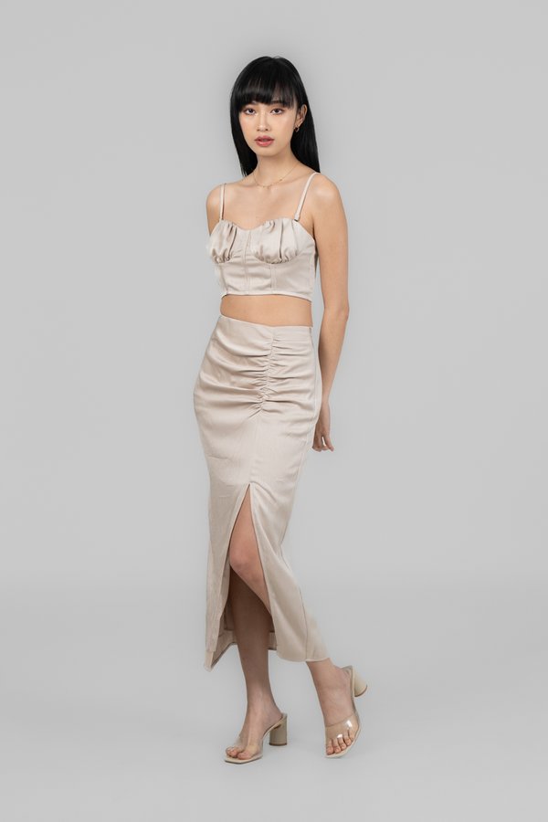 Gianni Skirt in Champagne