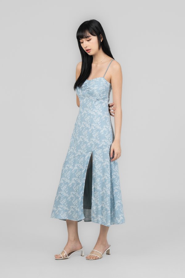 Ellissa Dress in Blue Floral