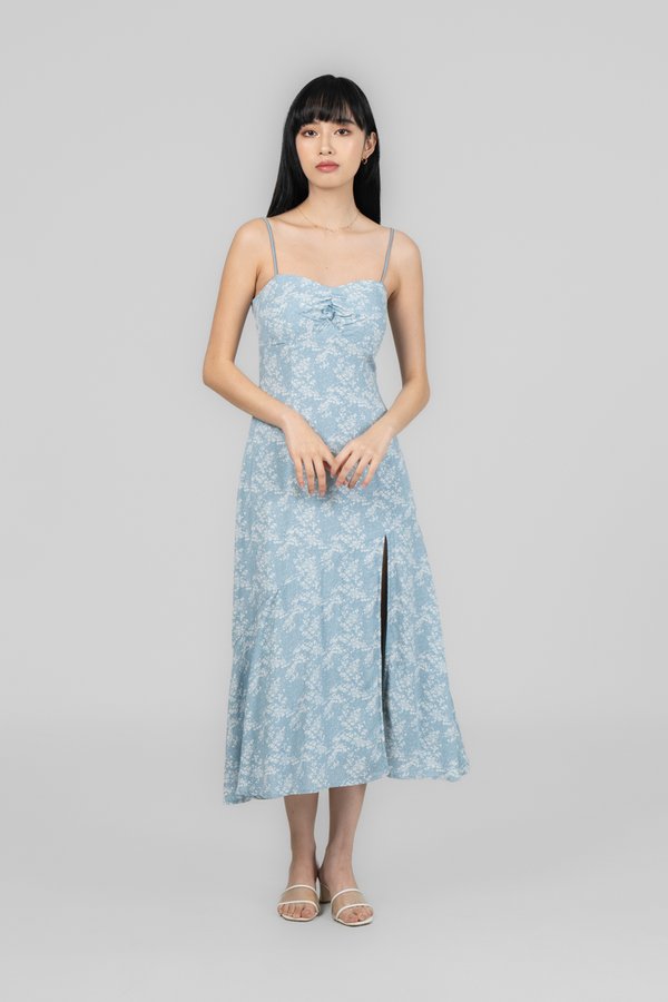 Ellissa Dress in Blue Floral