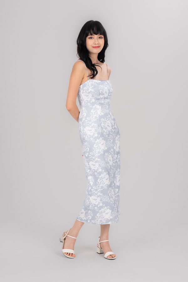 Mindy Dress in Blue Floral