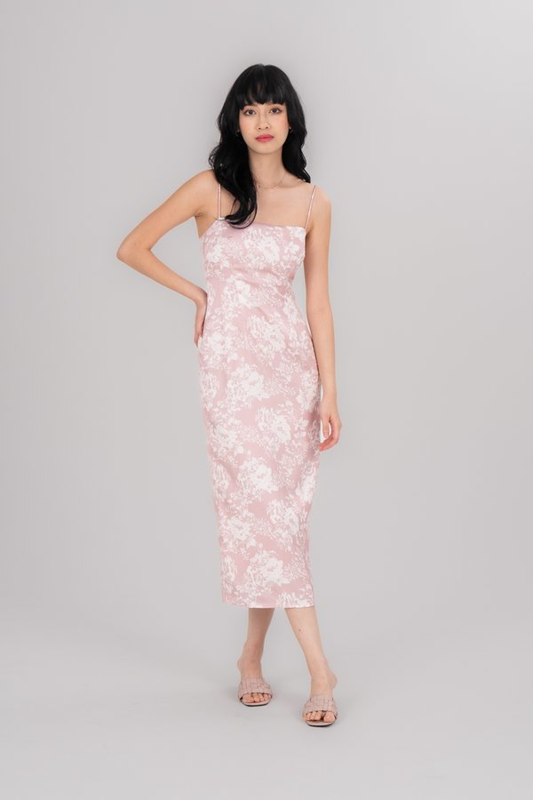 Mindy Dress in Pink Floral