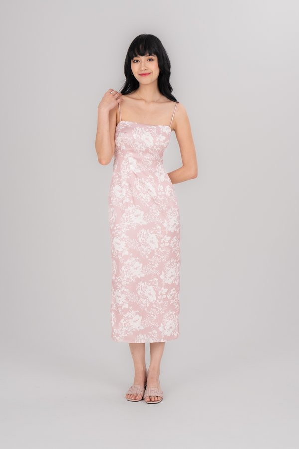 Mindy Dress in Pink Floral