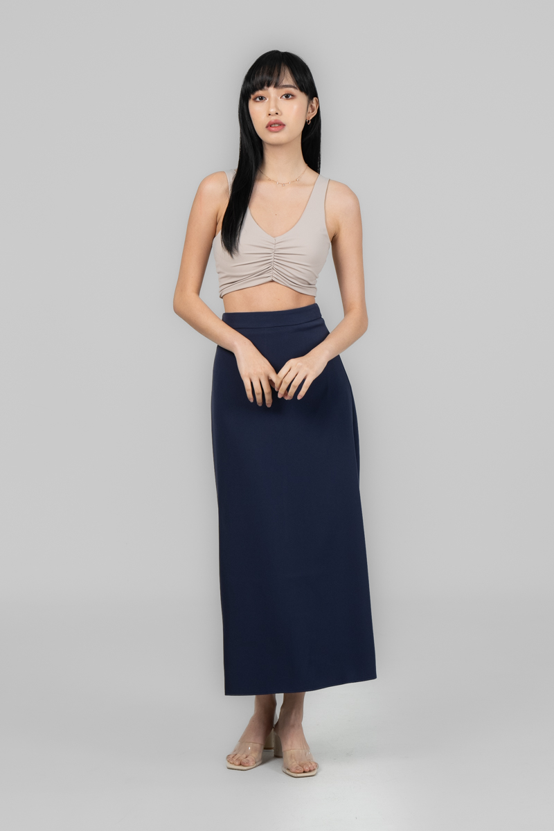 Kenzie Skirt in Navy | Blair Wears