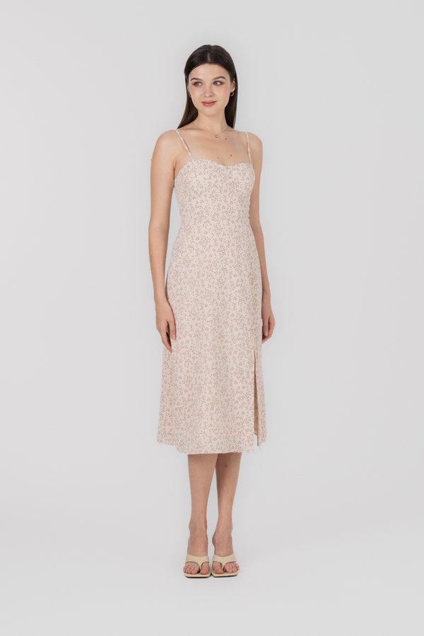Penelope Dress in Cream Floral