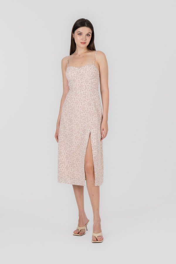 Penelope Dress in Cream Floral