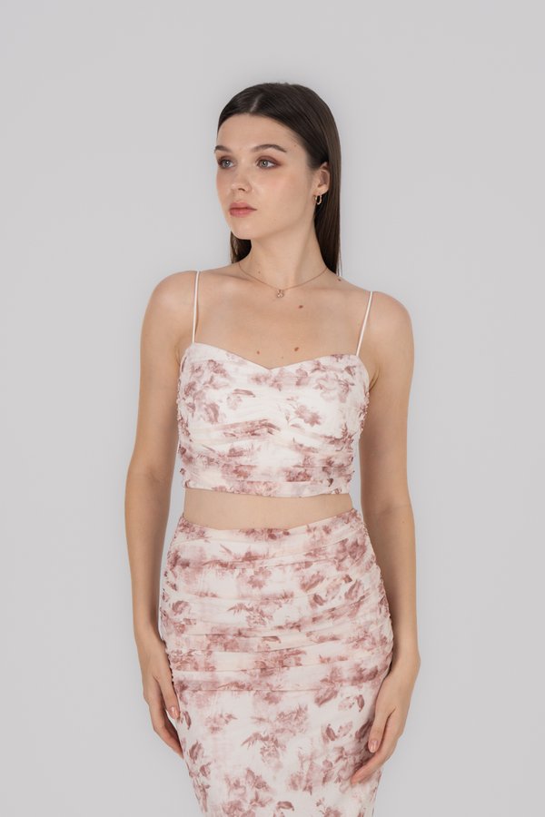 Ferline Top in Amber Floral
