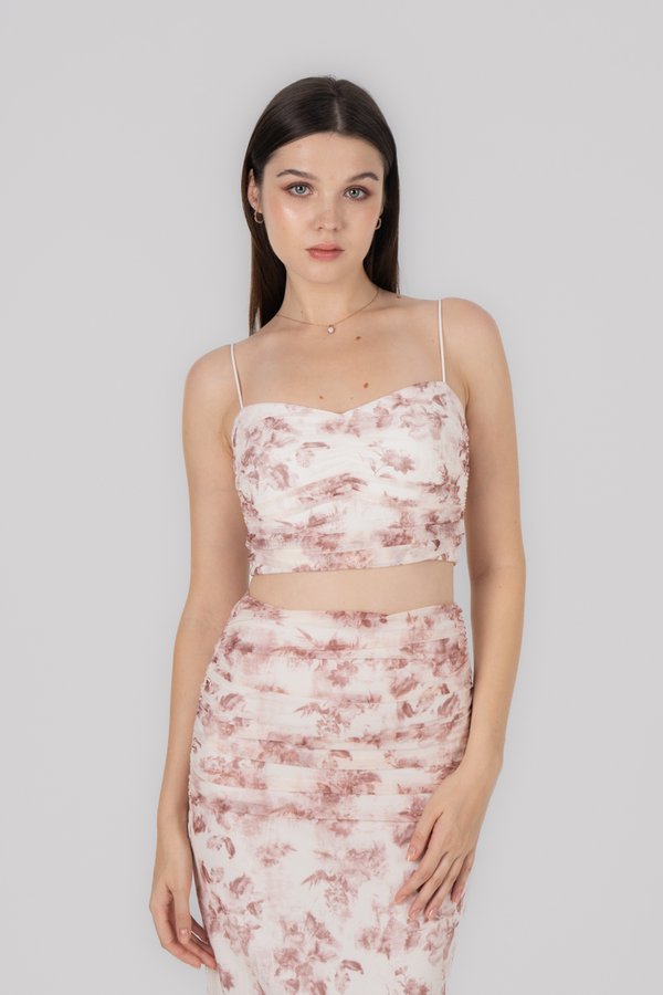 Ferline Top in Amber Floral