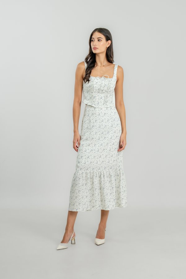 Jolyn Skirt in Porcelain Floral