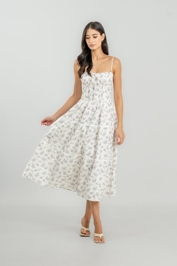Penny Dress in Graphite Floral