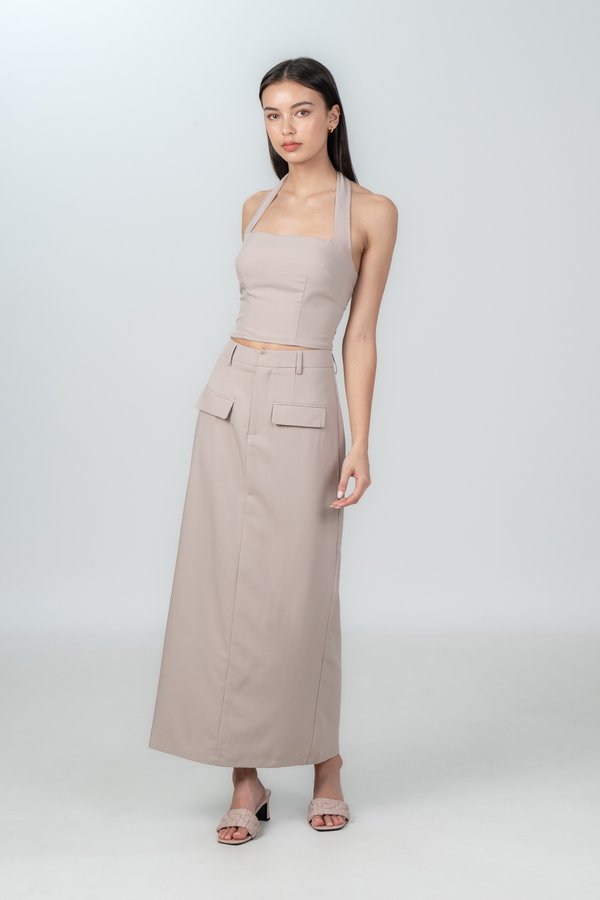 Mona Skirt in Taupe