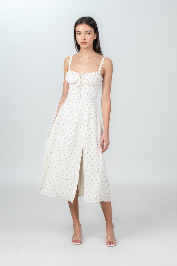 Dakota Dress in Periwinkle Floral