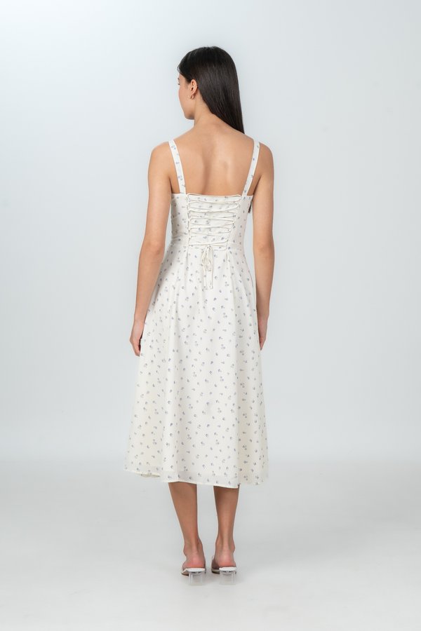 Dakota Dress in Periwinkle Floral
