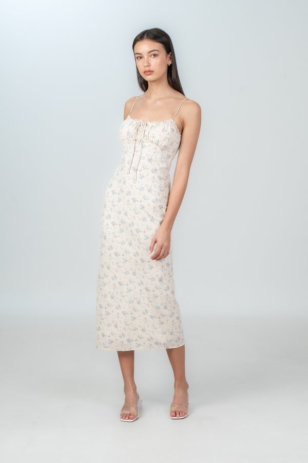 Enola Dress in Blue Floral