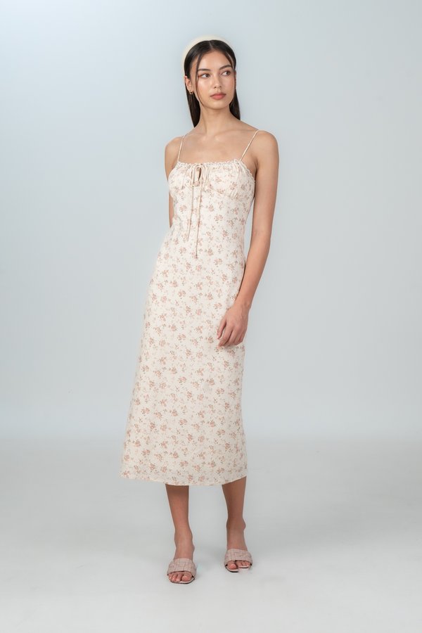 Enola Dress in Pink Floral