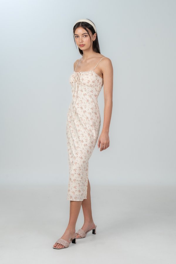 Enola Dress in Pink Floral