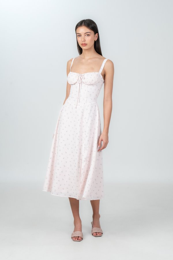 Dakota Dress in Pink Floral