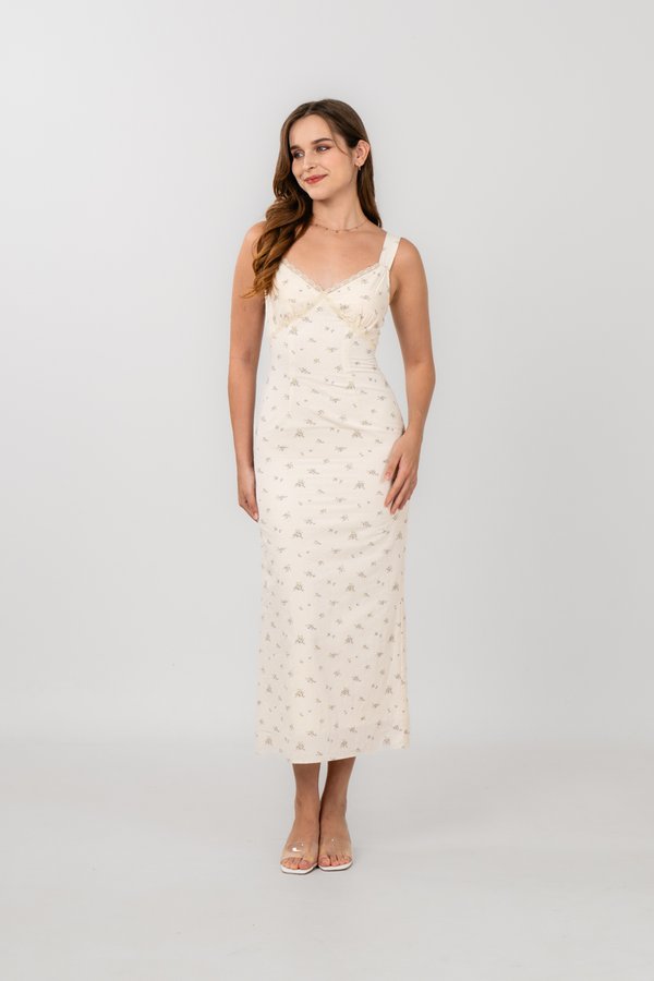 Shermaine Dress in Lavender Floral