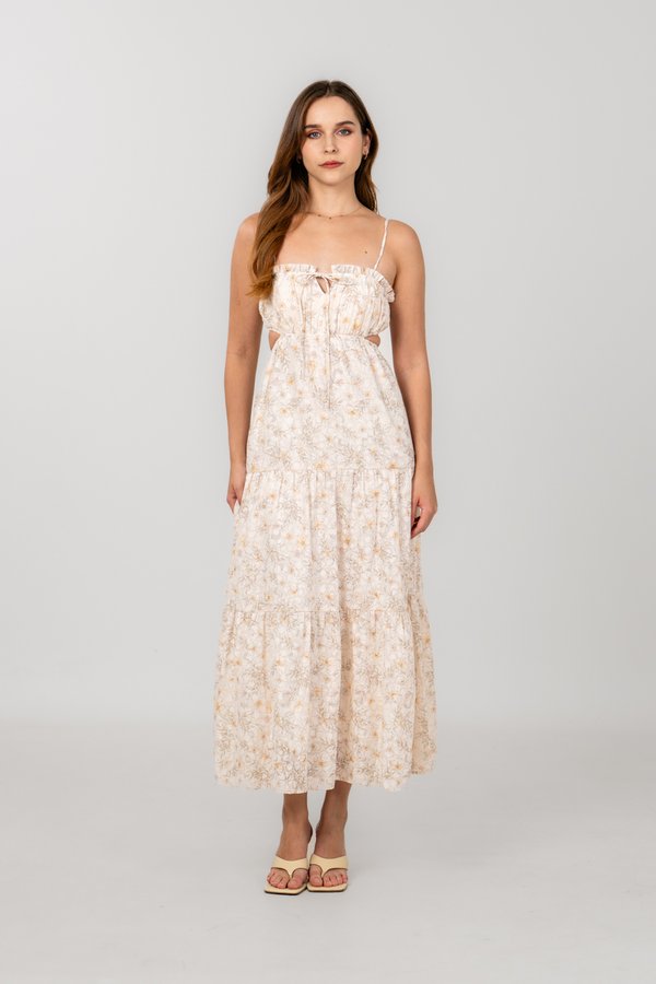 Athena Dress in Sunshine Floral