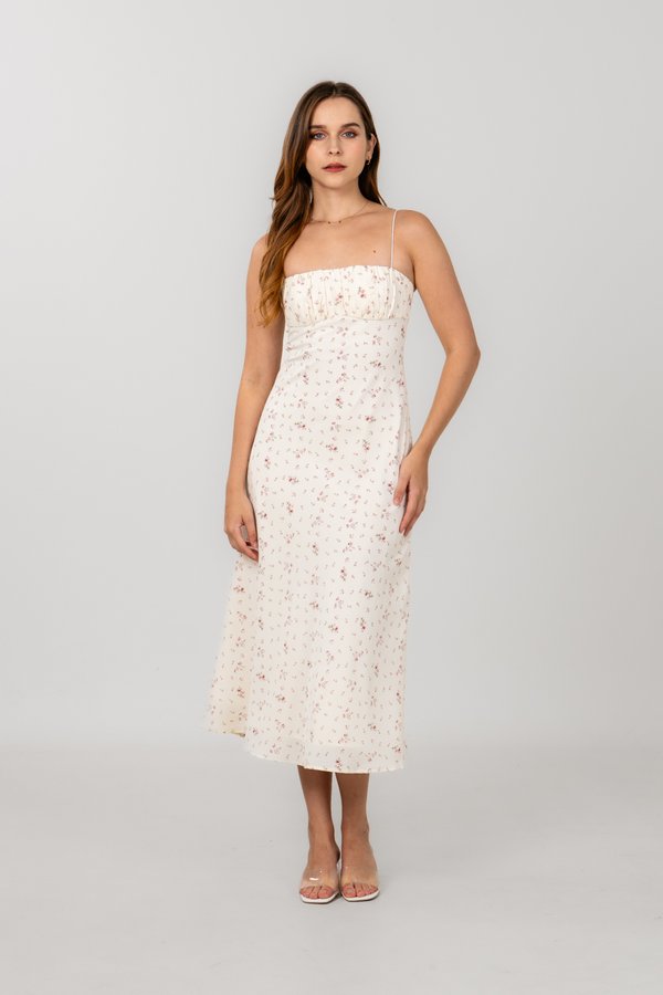 Natalie Dress in Strawberry Floral