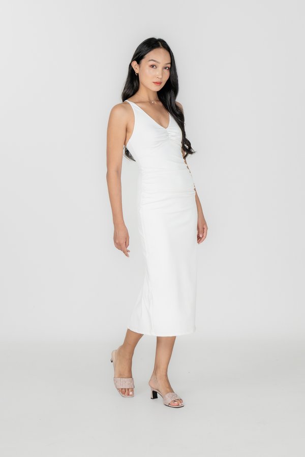 Fallon Dress in White
