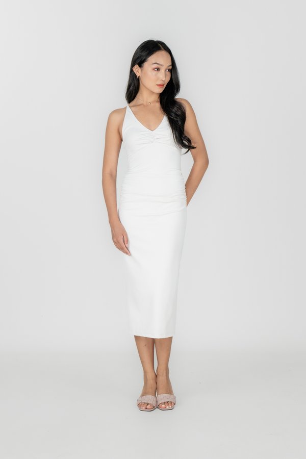 Fallon Dress in White
