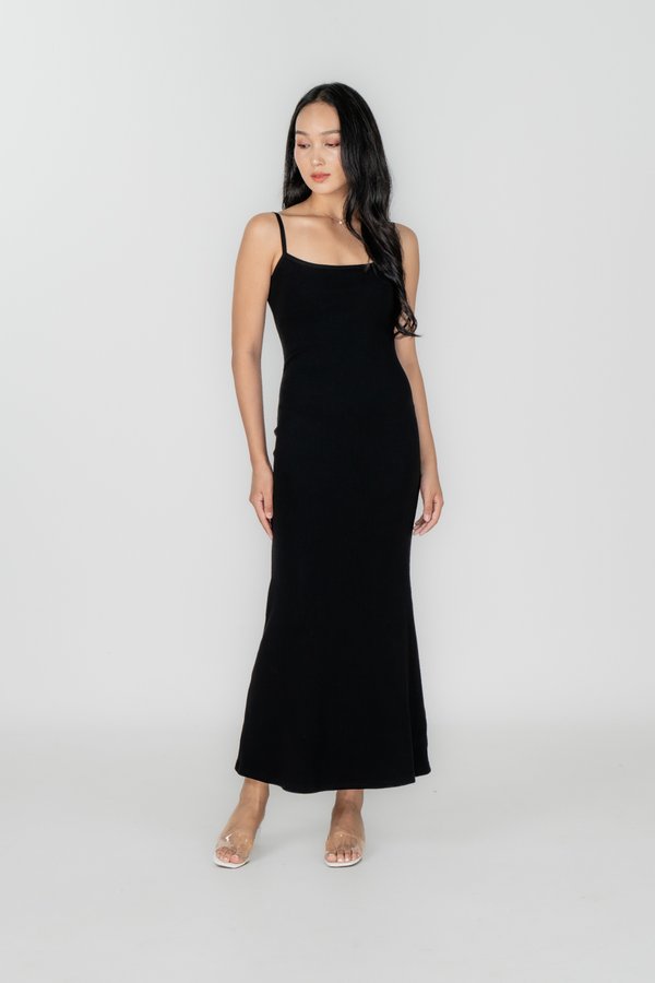 Valencia Dress in Ebony