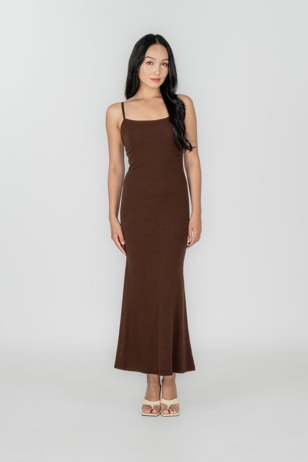 Valencia Dress in Espresso