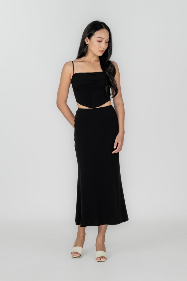 Recia Skirt in Ebony