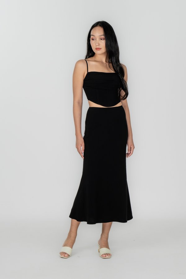 Recia Skirt in Ebony