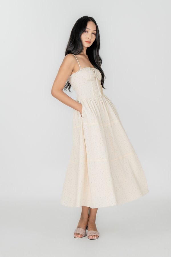 Penny Dress in Pinstripe Floral