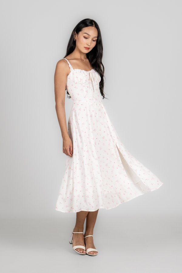 Kareena Dress in Light Pink Floral