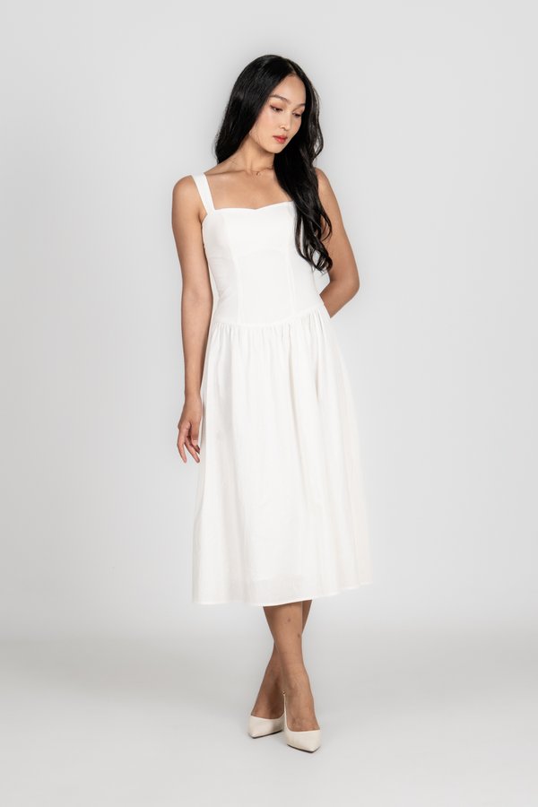Valerie Dress in Marshmallow