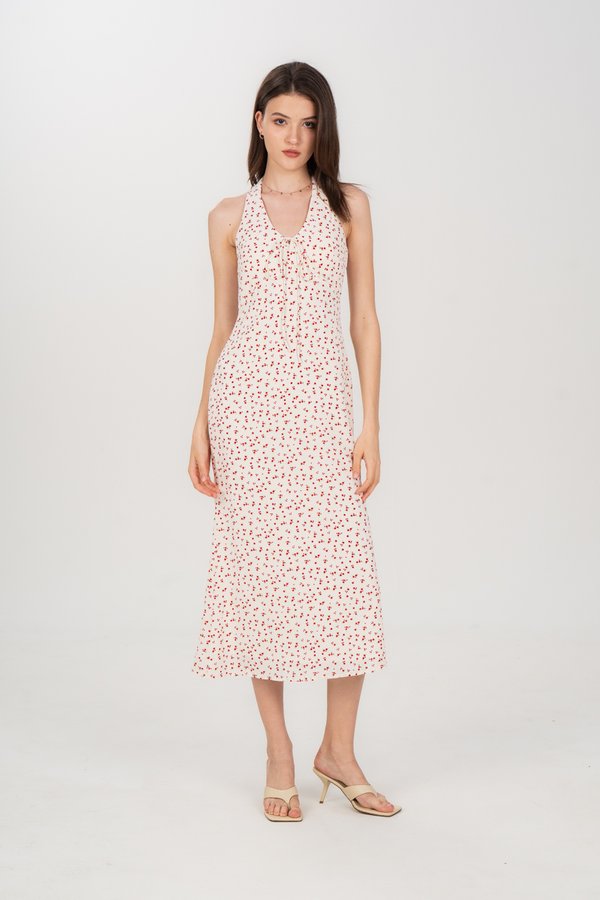 Jen Dress in Red Floral