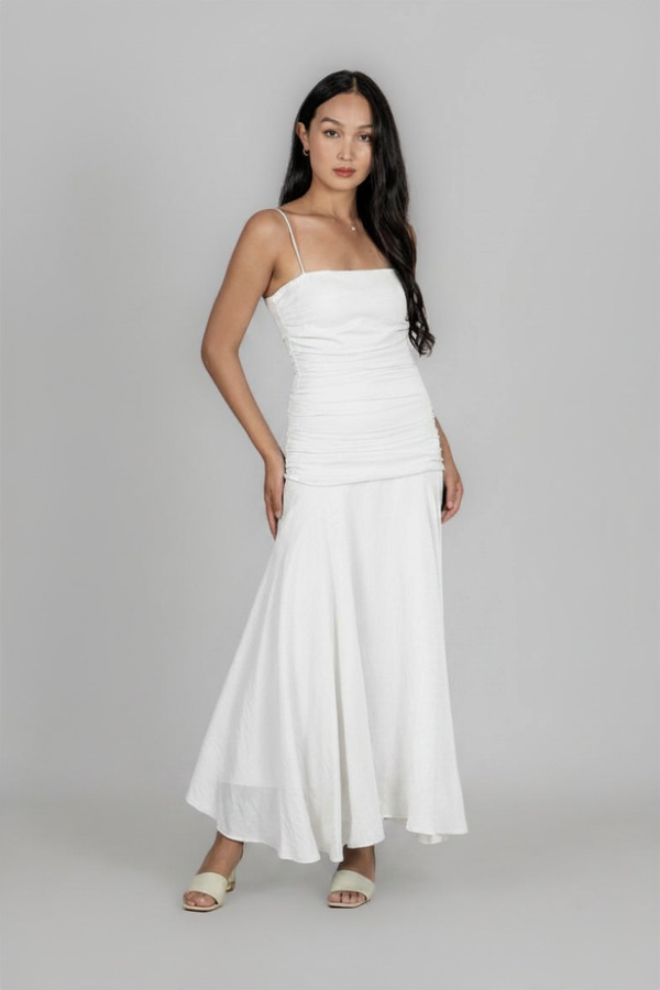 Laura Dress in White