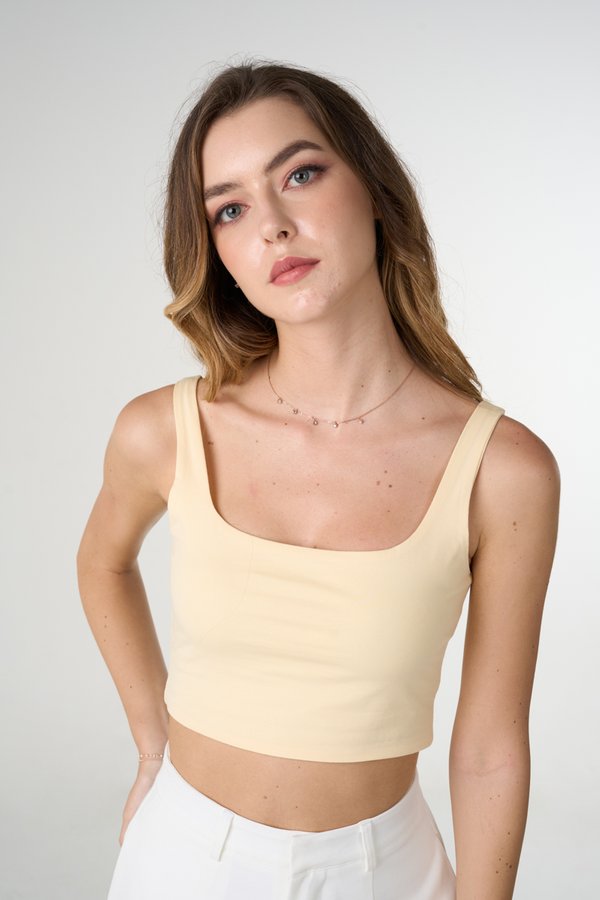 Zanna Top in Pastel Yellow