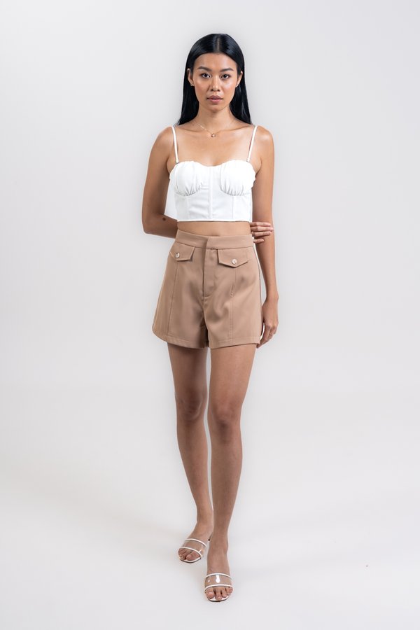 Bianca Shorts in Brown